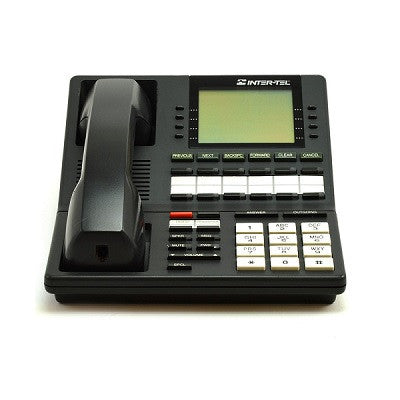 thumbnail image 2 of Refurbished Inter-tel Axxess 550.4100 Large Display Desk Phone - Charcoal 2 of 6