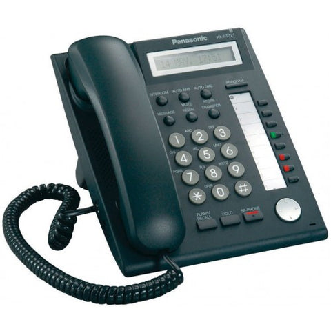 Panasonic KX-NT321 IP Phone (Black) Backlit Display