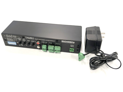 Bogen TAMB2 Telephone Access Module (TAMB2PS) with Power Supply