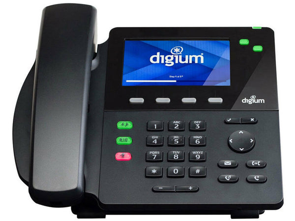 Phone, D65, 6-Line SIP With HD Voice, Gigabit, W.Headset, 4.3 Inch
