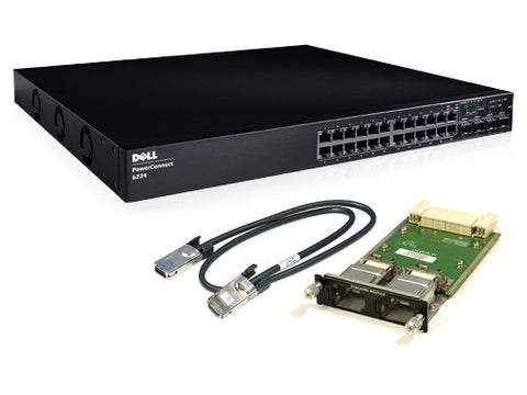 Dell PowerConnect 6224 Networking Switch Bundle with YY741 Module